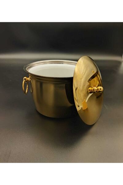 BRONDOFF Titanium Gold Mini Ice Bucket