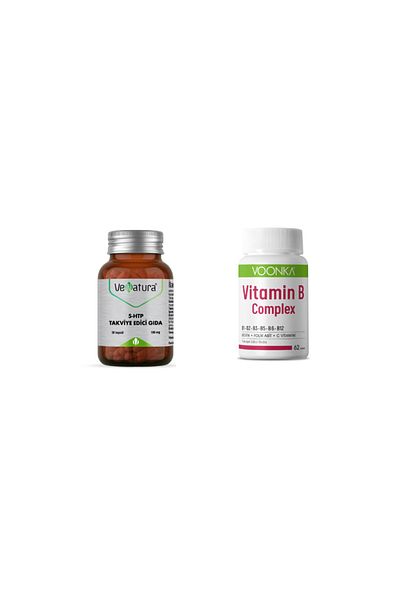VeNatura 5-HTP 100 Mg 30 Capsules + B Complex 62 Tablets