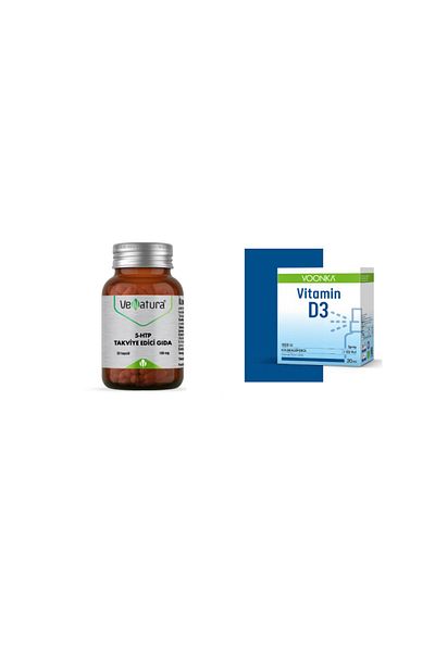 VeNatura 5-htp 100MgD3 1000Iu20Ml- 30 Capsules