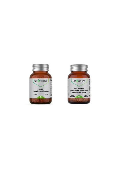 VeNatura 5-HTP 100 Mg 30 Capsules + B12 Methylchobalamin 30 Tablets