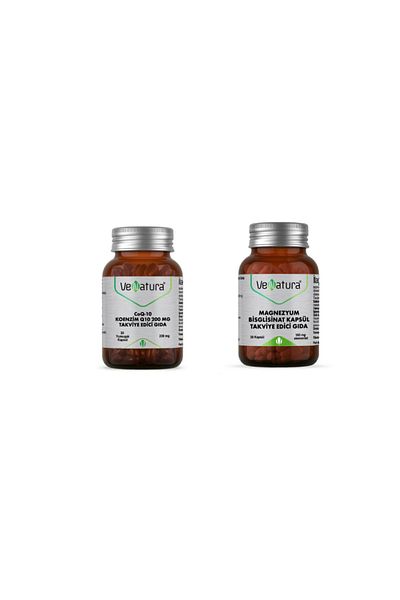 VeNatura Coenzyme Q10 + Magnesium Bisglicinate - 60 Tablets, 30 Soft Capsules