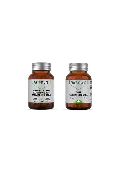 VeNatura 5-htp 100 Mg 30 Capsules + Coenzyme Q10 And Alpha Lipoic Acid 60 Capsules