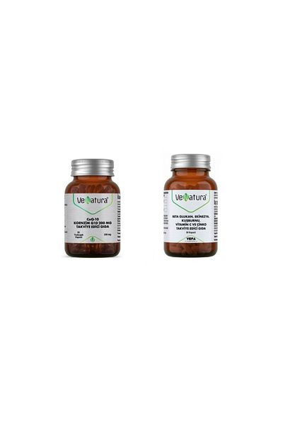 VeNatura Coenzyme Q10 and Beta Glucan - 200 Mg 30 Soft Capsules