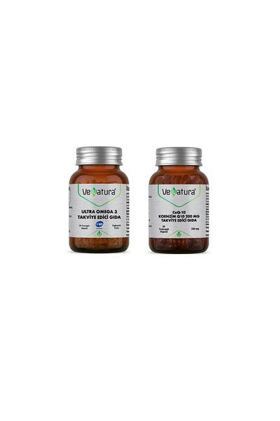 VeNatura Ultra Omega3 30 Capsules + Coenzyme Q10 200 Mg 30 Capsules