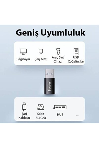 Baseus محول USB 3.1 إلى Type-c Otg، نقل بيانات بسرعة 10 جيجابت في الثانية، محول صغير من النوع C