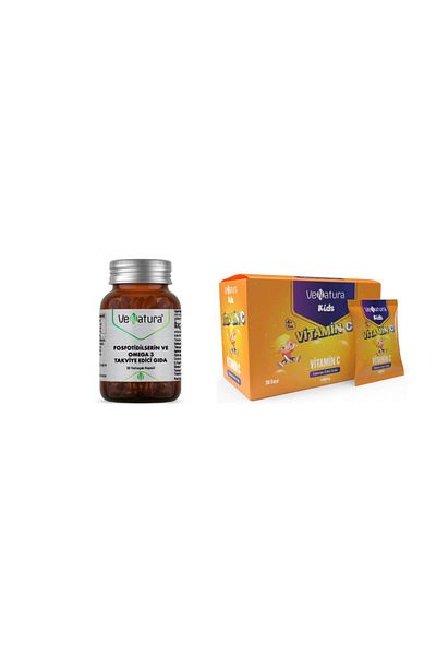 VeNatura Phosphotydilcerin and Omega 3 30 Capsules - C 30 Sachets for Children