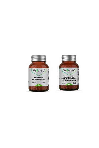 VeNatura Resveratrol 250 Mg 30 Kapsül + Magnezyum Bisglisinat 60 Tablet