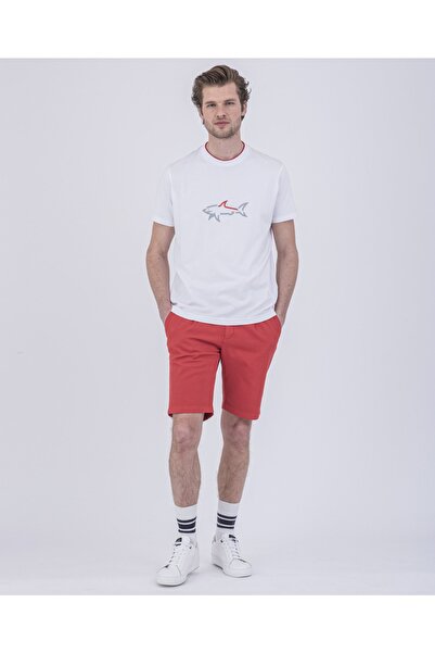 PAUL&SHARK Ανδρικό πλεκτό μπλουζάκι C.w. Βαμβάκι