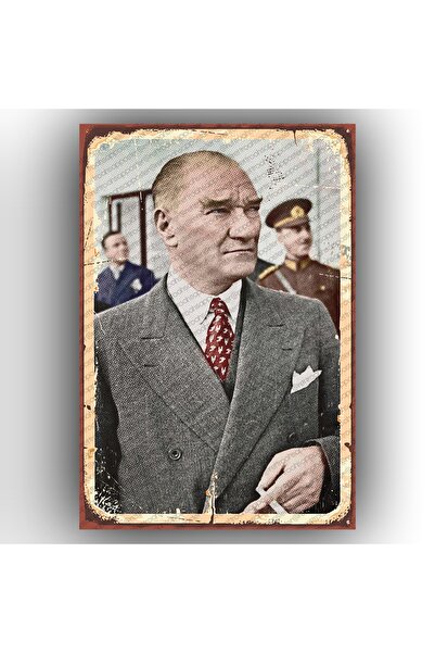 BiveSa Ahşap Poster Atatürk
