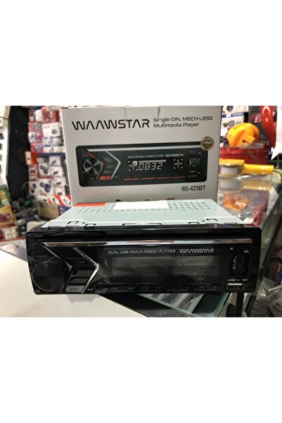 WAAWSTAR Ws-425 Bt Oto Typ Çifrt Usbli Çift Anfi Girişi Pıonner Modeli