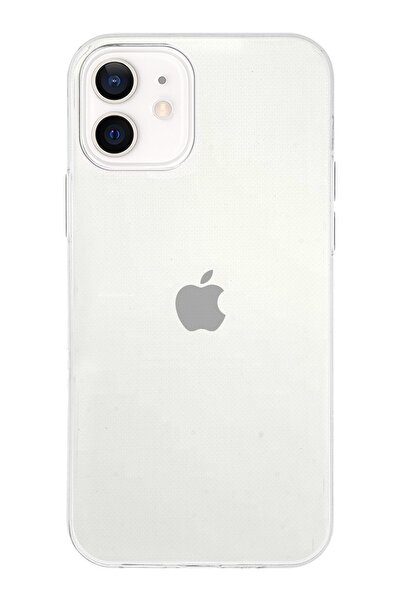 KILIFMANİA Iphone 12 Mini Uyumlu 1mm Şeffaf Silikon Kılıf
