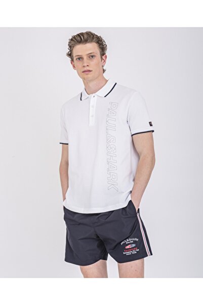 PAUL&SHARK Ανδρικό πλεκτό Poloshirt C.w. βαμβάκι