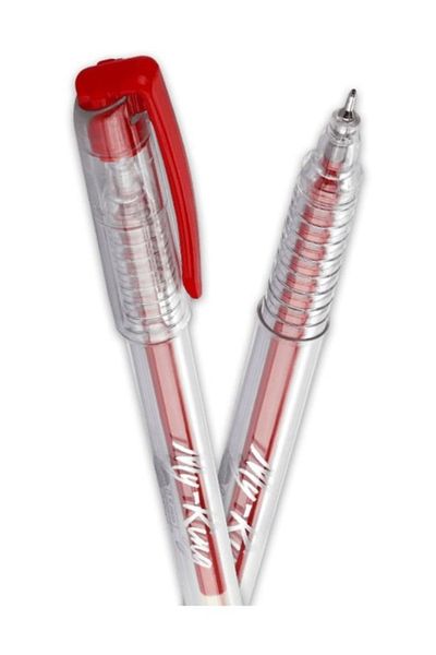 Pensan My King Gel Ballpoint Pen 0.5 Mm Point Red