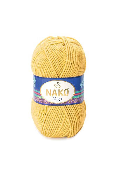 NAKO Vega 10598 - 100 Gram Yellow Hand Knitting Yarn