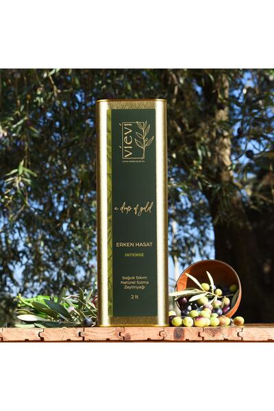 VİEVİ Intense Erken Hasat Soğuk Sıkım Natürel Sızma Zeytinyağı 2 Lt-arbequına