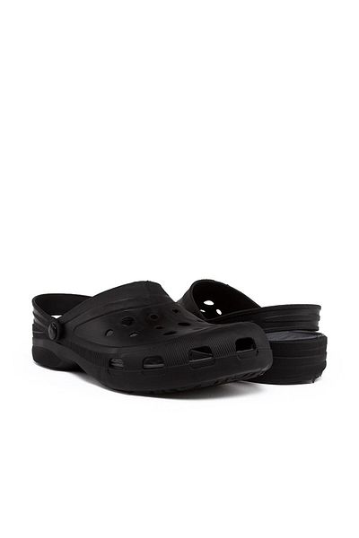 BUCKHEAD Παντόφλες-πέδιλα Copacabana Unisex Μαύρη Ορθοπεδική Σόλα