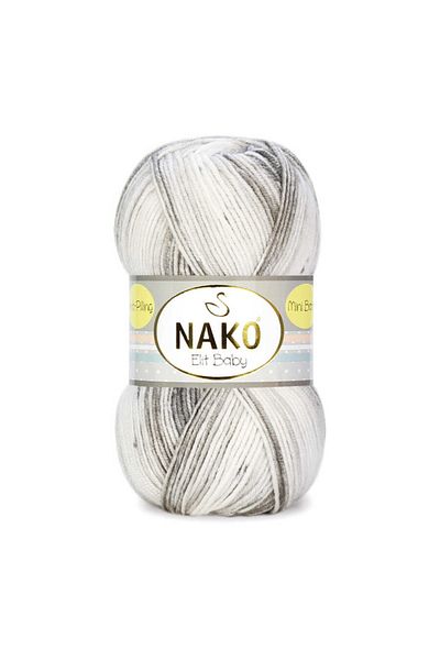 NAKO Elit Baby Mini Batik Set of 5 - 32461 Knitted Rope Detailed