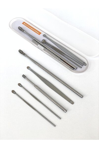 AİLY COSMETİCS Rose 5 Parça Paslanmaz Çelik Kulak Temizleyici & Kulak Bakımı ...