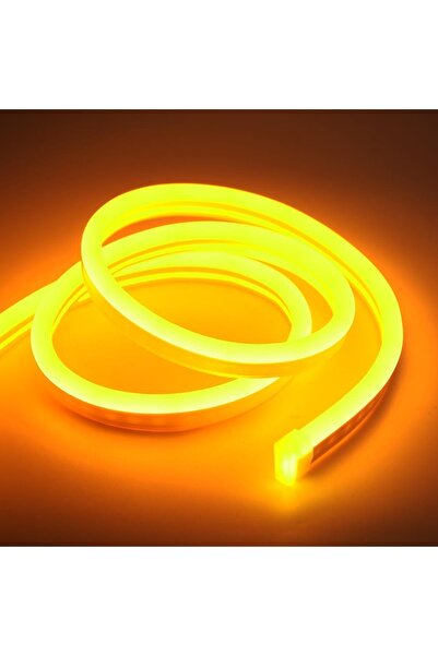 Genel Markalar Cata 12 Volt Neon Led 5 Metre Amber (KOYU SARI)