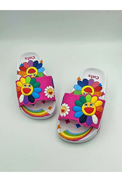 Clax Kız Bebek Terlik Kabartma Desen (küçük Kalıp 1 Numara Büyük Alınız)