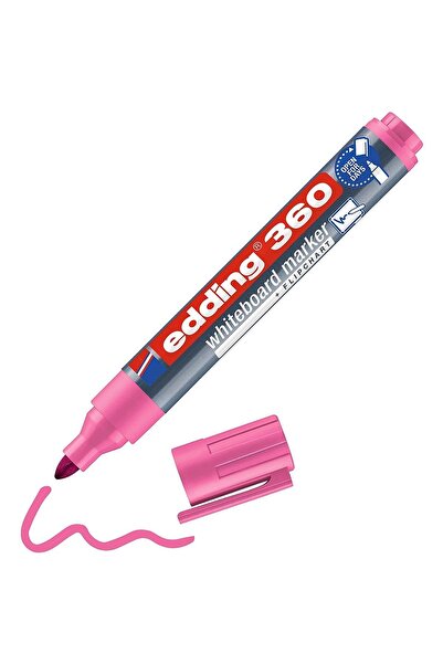 Edding Silinebilir Beyaz Tahta Kalemi 360 Pembe Flipchart Kalemi Sunum Kalemi