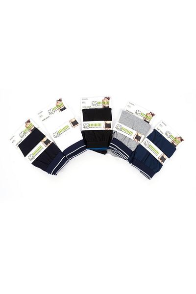 MocGrande Ανδρικό μπόξερ μεγάλου μεγέθους Lycra Long Leg 11906 Navy Blue