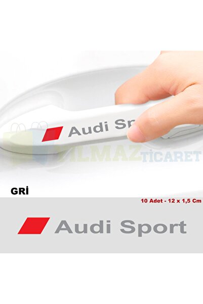 yılmazetic Audi Sport Logo Ayna Jant Kapı Kolu Oto Sticker Yapıştırma Araba E...