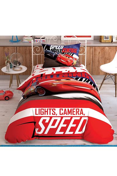 Taç Original Licensed Cars Cars Single Duvet Cover Set