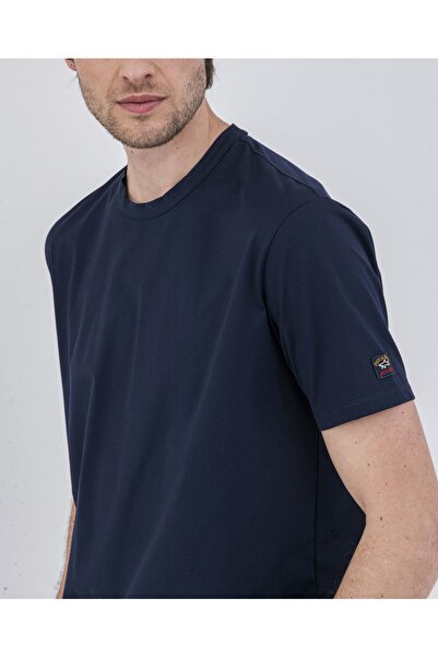 PAUL&SHARK Ανδρικό πλεκτό μπλουζάκι C.w. Βαμβάκι