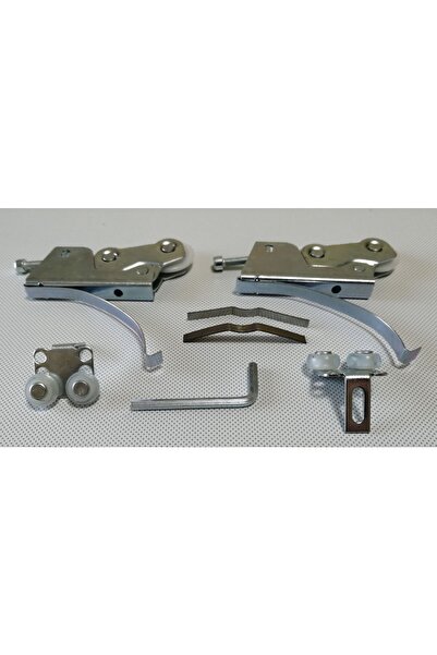 TAHTASAKAL ALÜMİNYUM Yaylı Çift Tekerli Mekanizma - Alüminyum Ray Kapak Tekeri