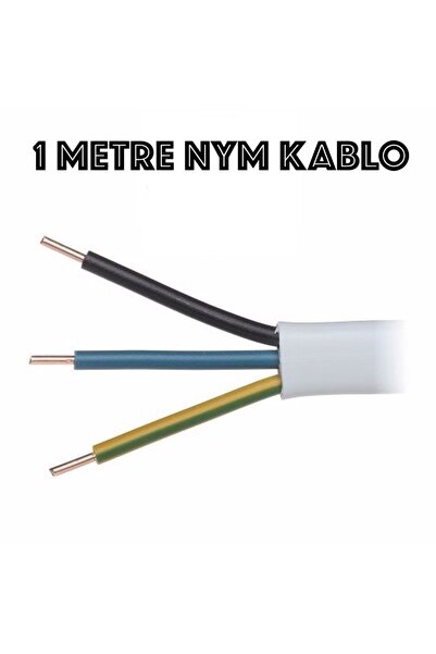kozelektrik 3x6 Nym (antigron) Bakır Kablo 1 Metre