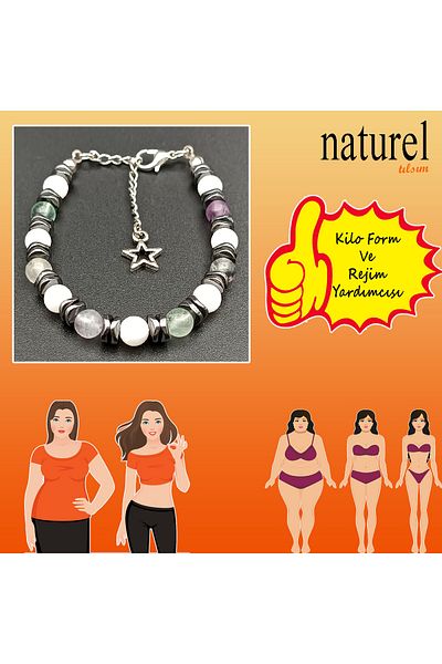 Naturel Tılsım Natural Stone Slimming Bracelet - Weight Form Regimen Helper