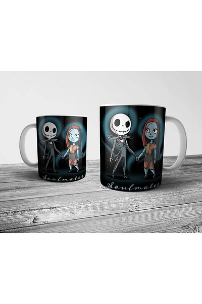 Pixxa Nightmare Before Christmas Spirit Wives Mug Cup