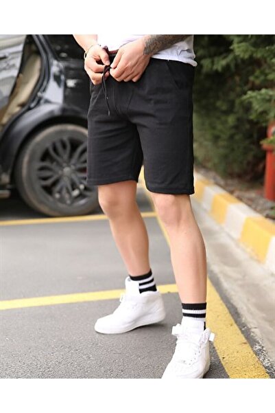 Beybun boutique Ανδρική μαύρη βερμούδα