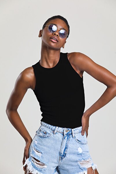 CATSPY المرأة الرسن الرقبة مضلع بلوزة المحاصيل