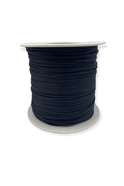 HOBİKİDS 1. Якісний чорний парашутний шнур, шнур для браслетів, чорного кольо...