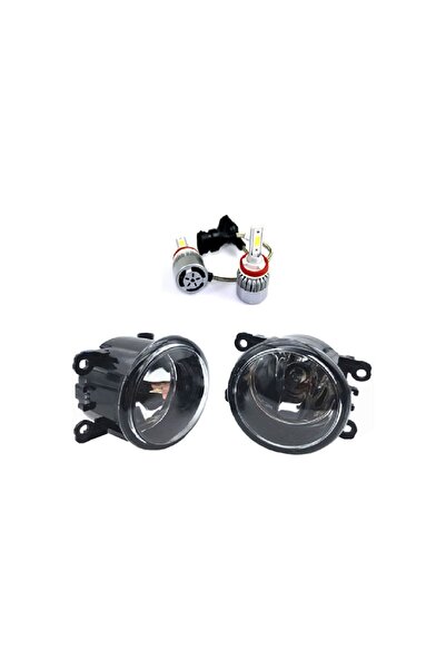 Genel Markalar Mitsubishi L200 2009 Model Uyumlu Beyaz Led Xenon Sis Farı Tak...
