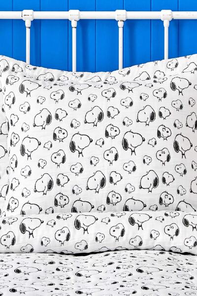 PEANUTS By Karaca Home Snoopy Lazy Days Tek Kişilik Yatak Örtüsü Set