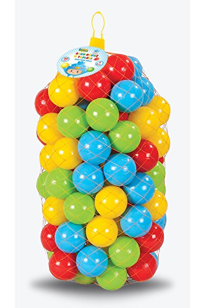 Genel Markalar Havuz Topu 50 Adet / 6 cm / File   Karışık Renkli