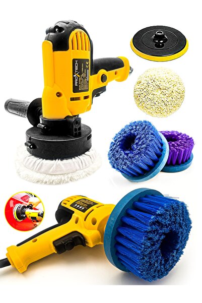 PROXTECH Araç, Koltukyıkama 6kademe Devir Ayarlı Zımpara Parlatma Pasta Cila ...