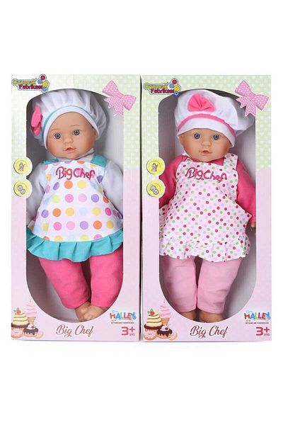 Oyuncakfabrikasi Baby Big Chef Toy Doll 40 Cm