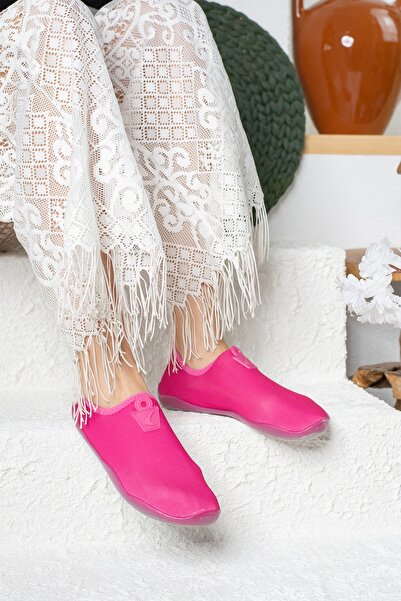 İmerShoes Unisex Fuşya Deniz Sandaleti Kaymaz Taban Çok Amaçlı Plaj Yüzme Deniz Havuz Rafting Patiği 150