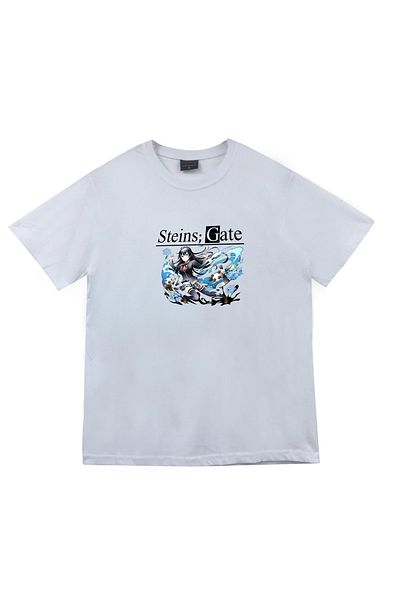 fame-stoned Steins Gate Anime Printed Tshir