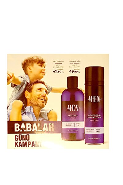 Huncalife Just For Men Traş Köpüğü Ve Şampuanı