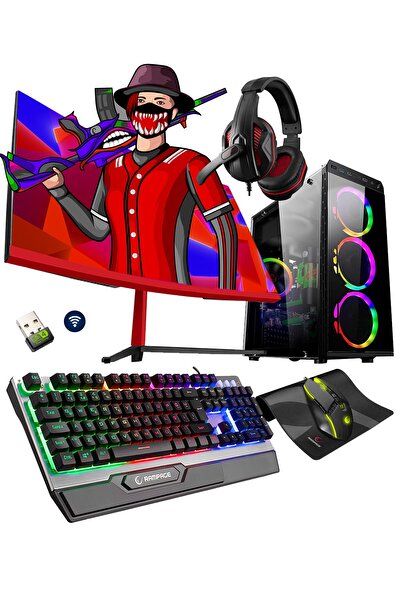 Zeiron Tsx95 Ryzen 5 3600 32gb 256gb M.2+1tb Rx580 24" 165hz Oyuncu Bilgisayarı