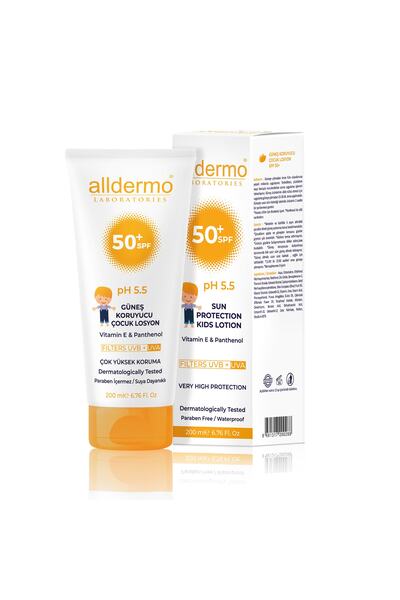 Alldermo لوشن الوقاية من الشمس للأطفال SPF50 200 مل