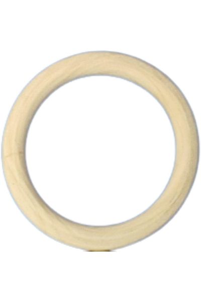 EleganTShoP Wooden Rattle Teeth Scratching Ring 7cm