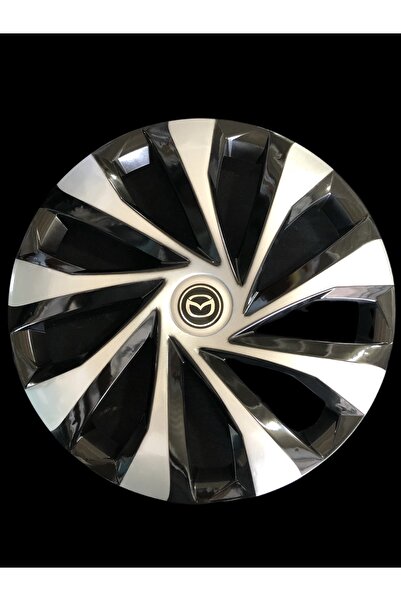 Safran Mazda Logolu 15’ınc 4’lü Siyah Gri Jant Kapağı