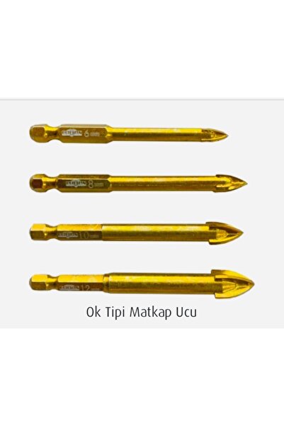 Kristal Seramik, Mermer, Plastik, Ahsap Delici 6 Mm ( 1 adet 6 mm uç )