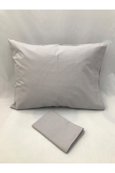 Çeyiz Bahçesi Plain Gray Baby Pillow Case